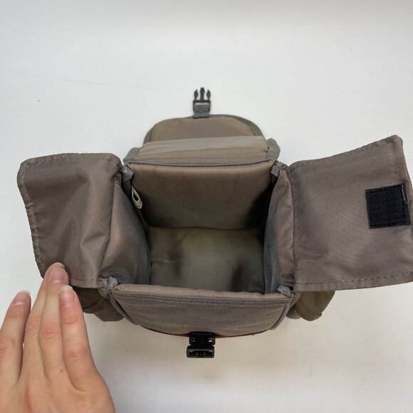 Vintage Optex Grey / Red Shoulder Carry Camera Bag Retro Photography - Picture 5 of 10